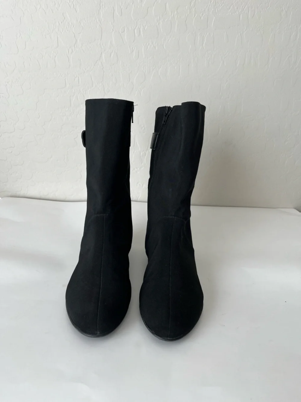 Stuart Weitzman Downpour Goretex Waterproof Mid Calf Boots Black Size Women 8.5 - Picture 4 of 10